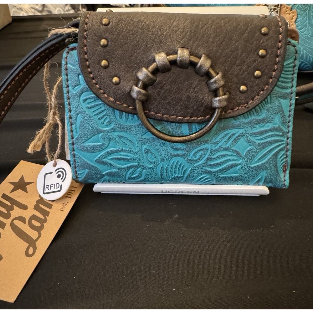 Beautiful New Western Purse And Wallet Set - Picture 13 of 16